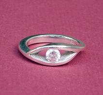 Anillo  de plata  "Tercer ojo"   APT-03001